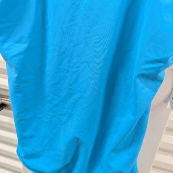 Lands' End Nwt Size 14 Blue One Piece Swimsuit - Picture 3 of 7